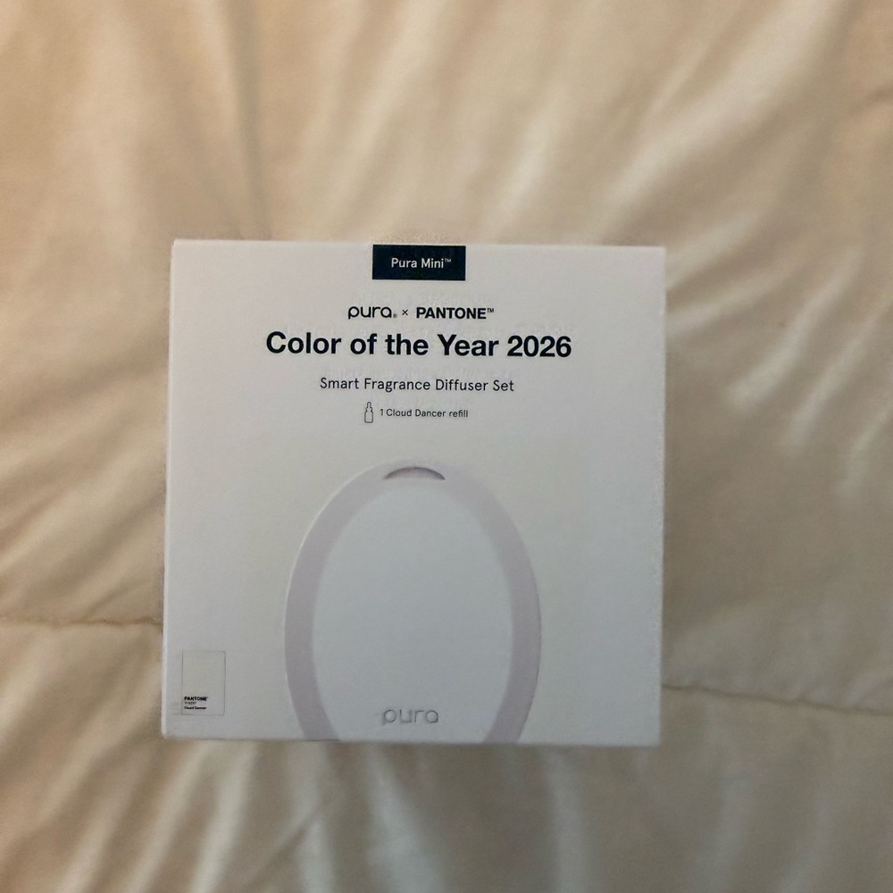 Limited Edition Pantone x Pura Mini Smart Fragrance Diffuser Set - Cloud Dancer